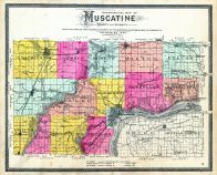 Muscatine- Topographical Map, Muscatine County 1899